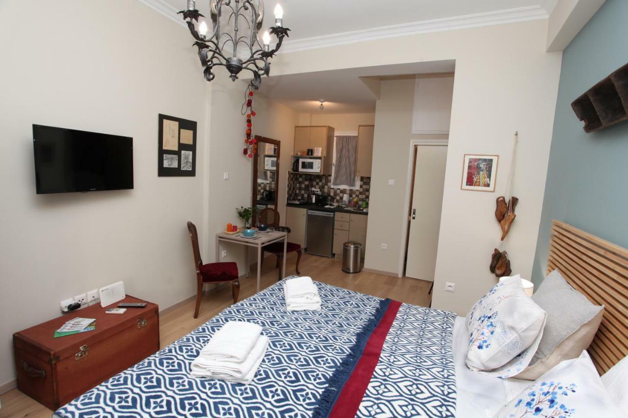 Stylish Studio Below The Acropolis Atenas Exterior foto