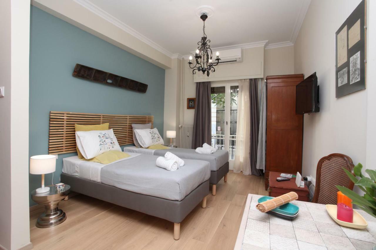 Stylish Studio Below The Acropolis Atenas Exterior foto